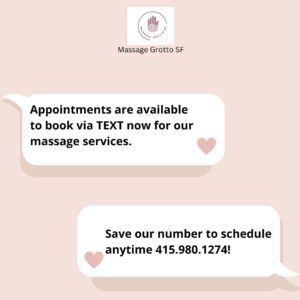 text conversation booking a session via text message